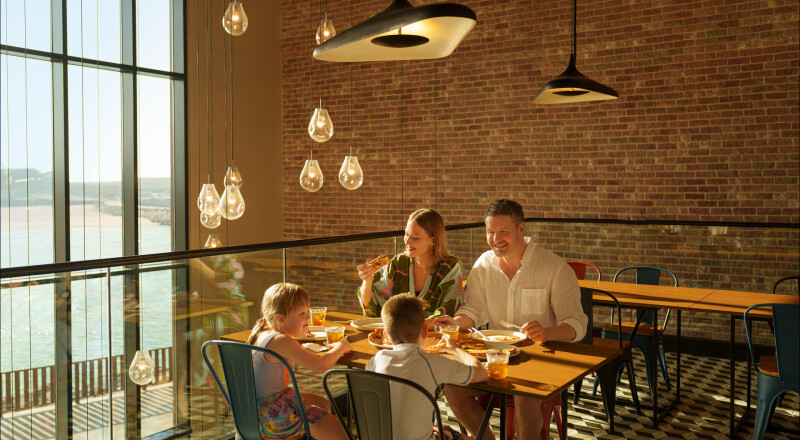Dining at Meryal Waterpark